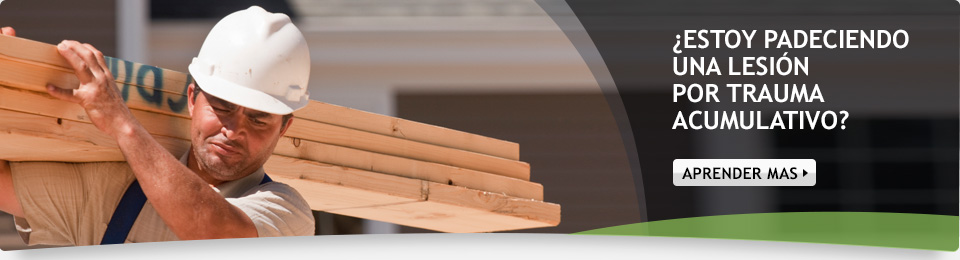 ¿Estoy padeciendo una lesión por trauma acumulativo? Aprender Mas.